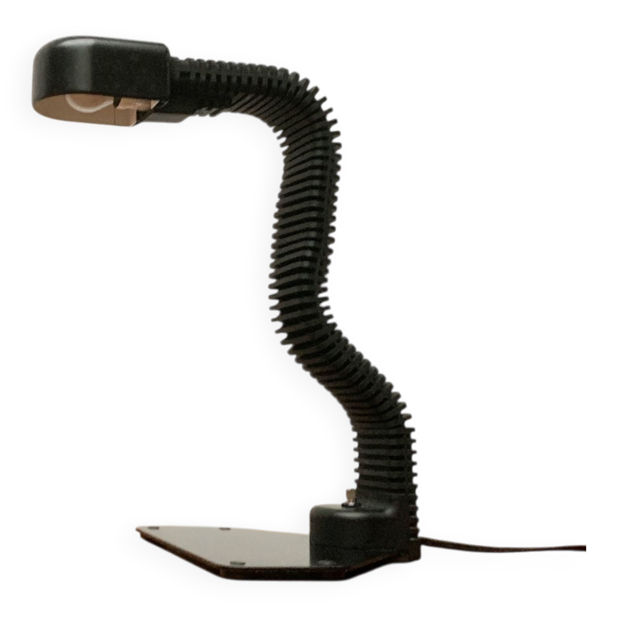 Vintage space age Cobra table lamp by Masayuki Kurokawa