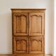 Authentic solid walnut TV cabinet