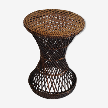 Tabouret en rotin