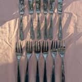 12 fish cutlery sets by Guy Degrenne in stainless steel
