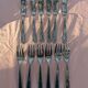 12 fish cutlery sets by Guy Degrenne in stainless steel.