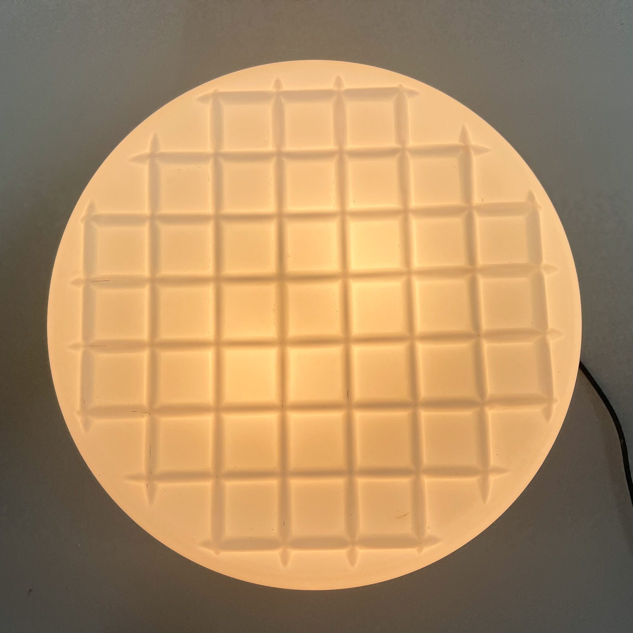 Mid-century flush mount