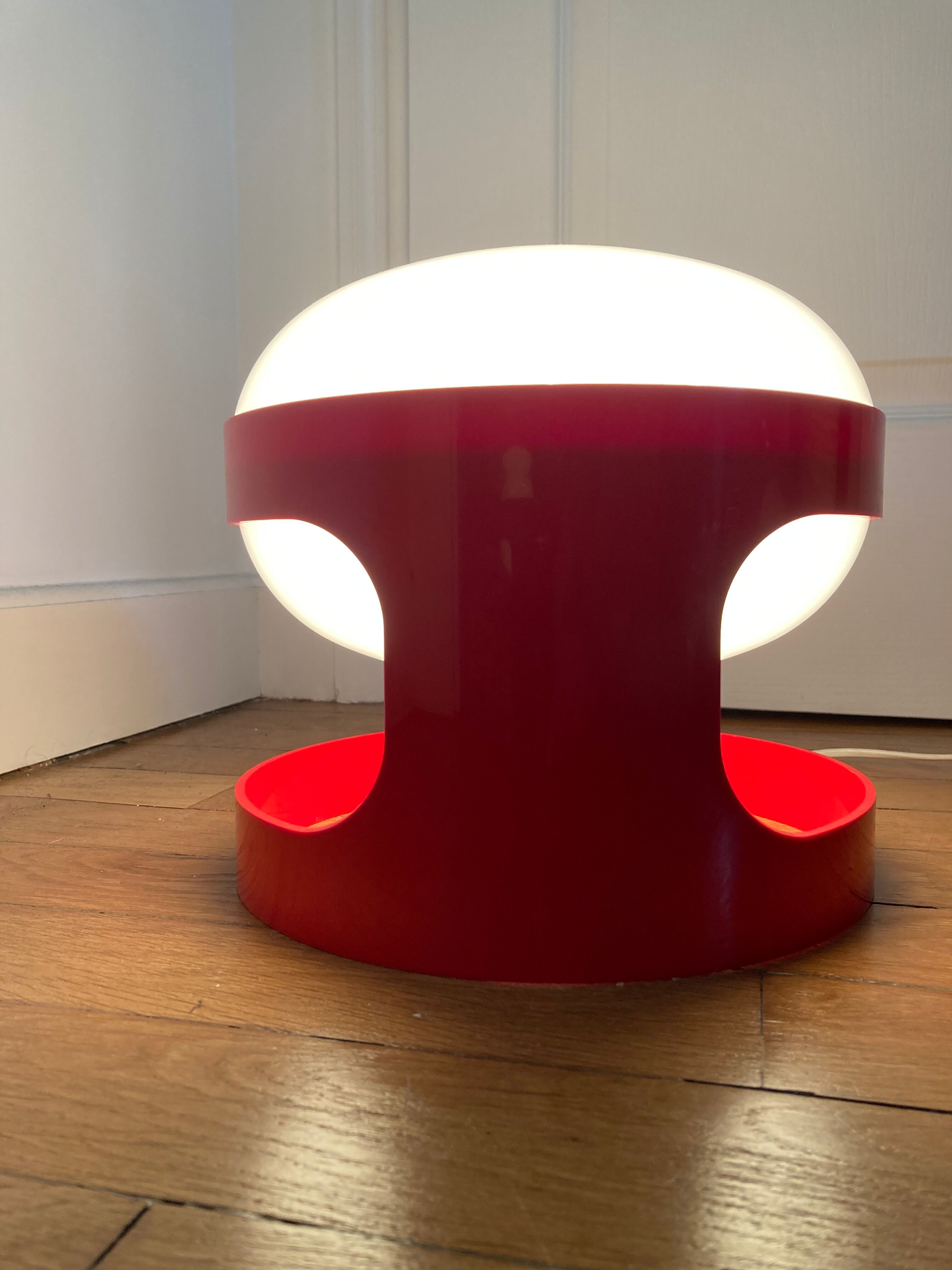 Table lamp KD27 design Joe Colombo published by Kartell, distributed by Husqvarna