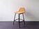 Low model stool of wicker and metal by Rohé Noordwolde, The Netherlands 1960's