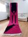 Tapis coureur marocain - design artistique - style Beni Ouarain - laine entière - 368 x 85 cm