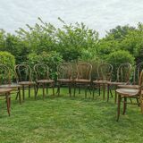 Set of 10 bistro chairs