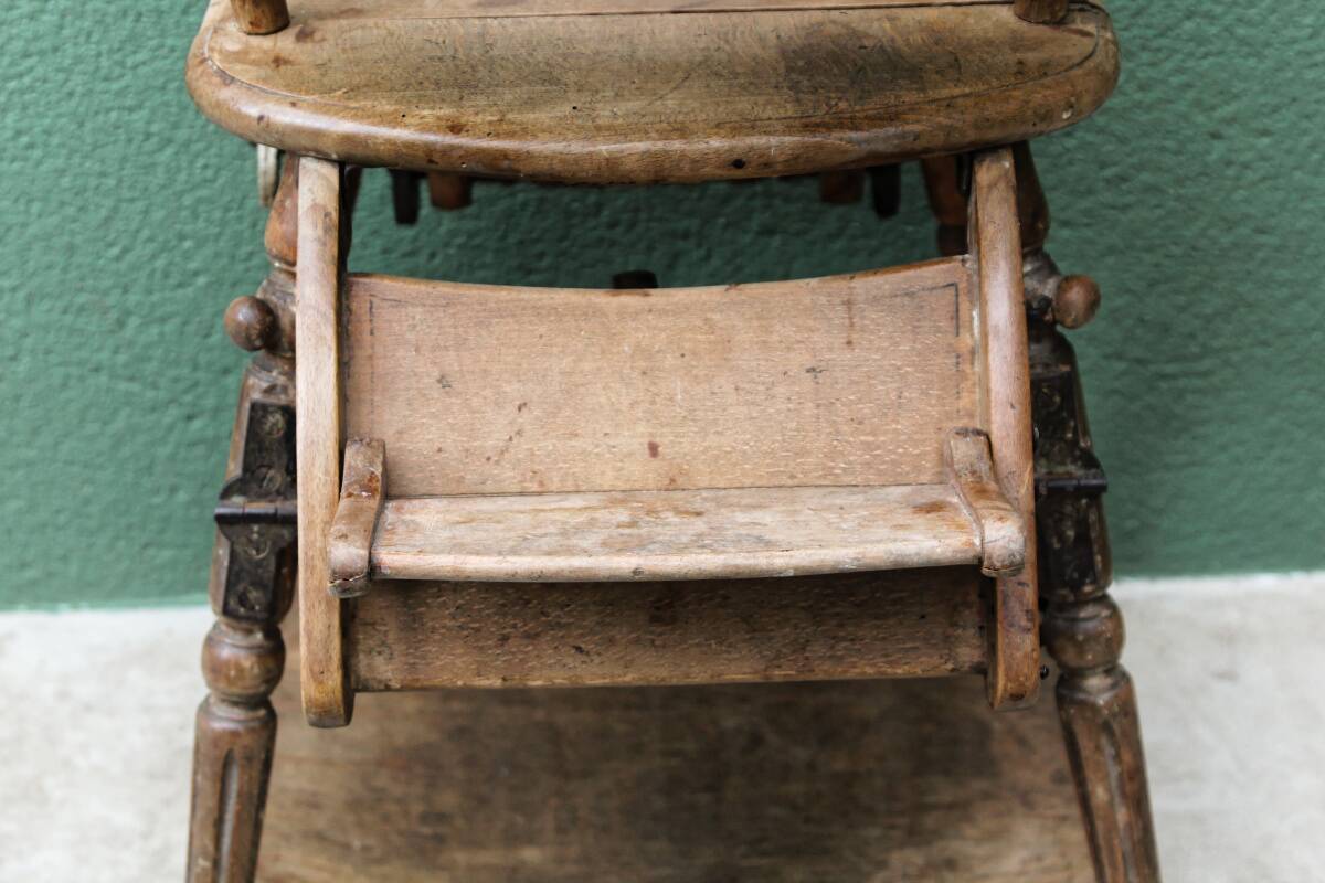 Baby high chair, early 20th century