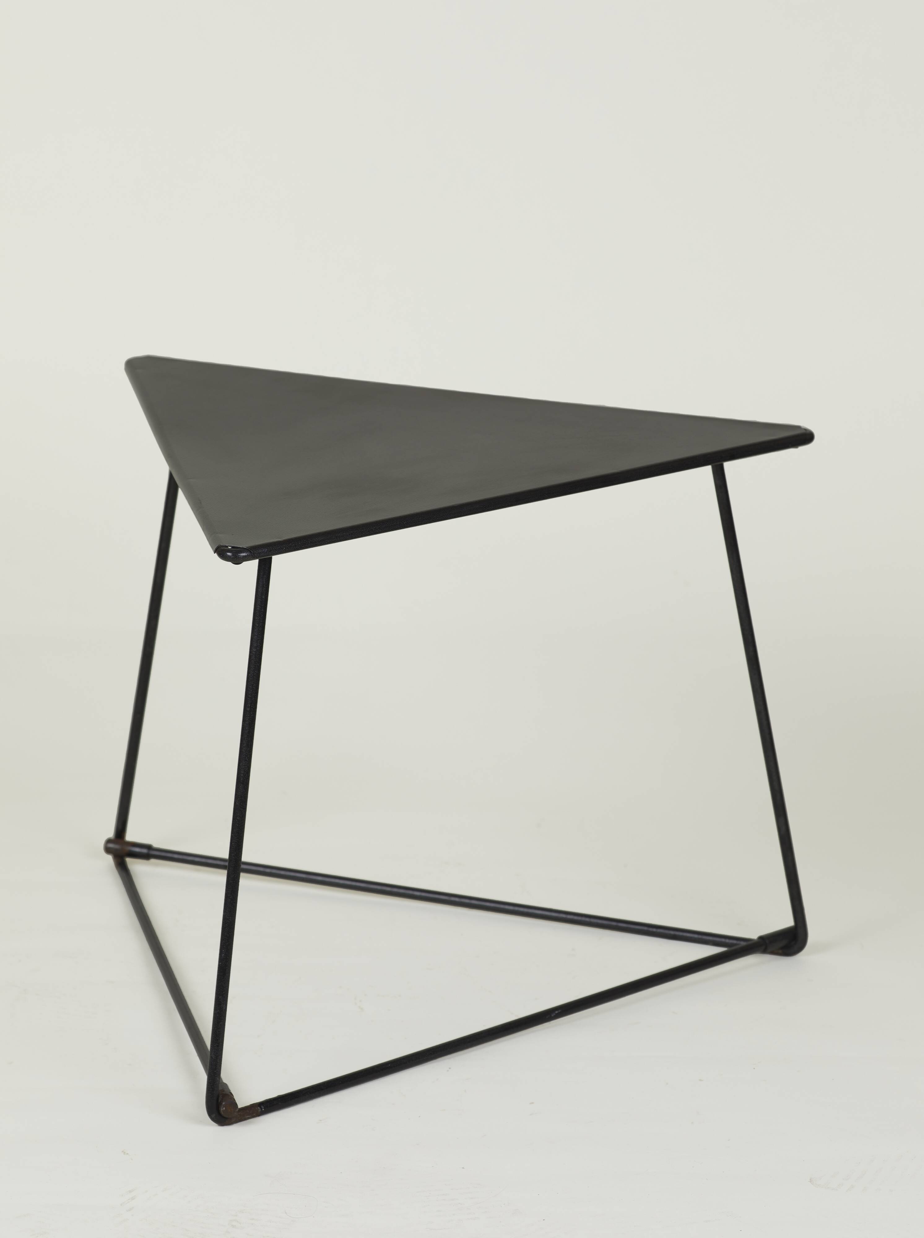 Vintage Ikea OTI triangular side table by Niels Gammelgaard Circa 1980