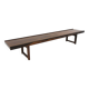Scandinavian bench "Krobo" in rosewood, Torbjørn Afdal for Bruksbo, Norway, 1960.