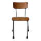 Vintage children's chair in wood and metal from the 50s/60s