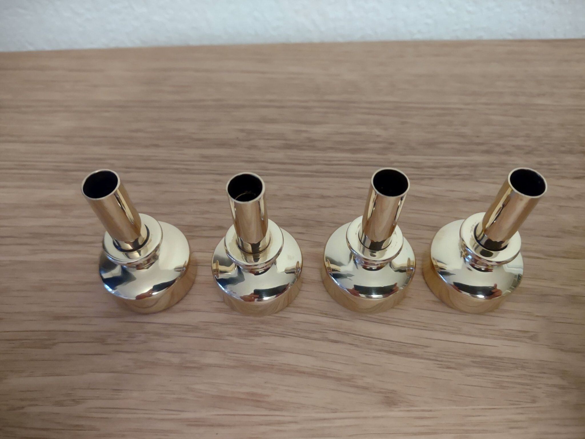 Set de bougeoirs en laiton l92 par Hans-Agne Jakobsson 1960