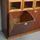 Vintage Dutch Beech & Oak Haberdashery Shop / Grain Cabinet, 1950s