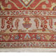 Vintage turkish, oriental orange cream wool rug- 154x244cm