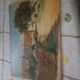 Oil on wood village on the Kermorvan peninsula, Morbihan