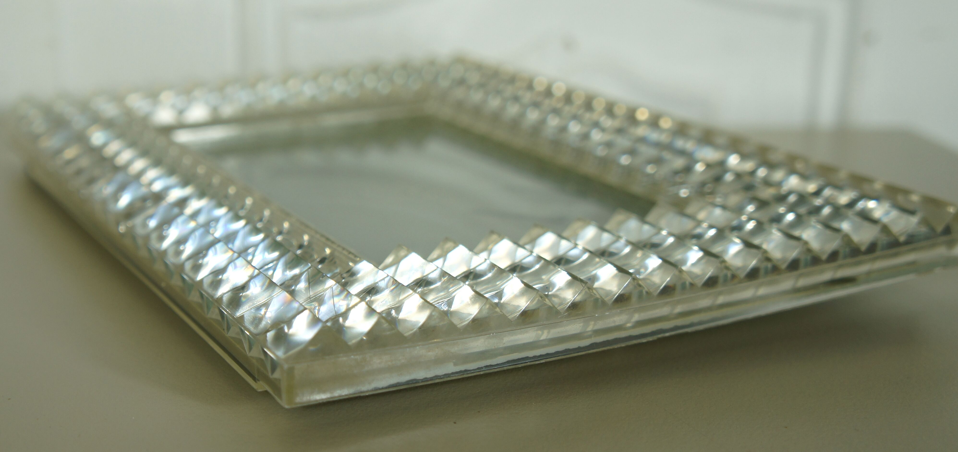 Plexiglas "diamond" frame 1970