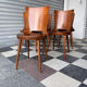 Set of 10 Baumann bistro chairs