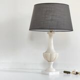 ALABASTER Stone LAMP Vintage MEDICIS Shape