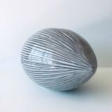 Oval contemporary vase