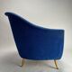 Set of Mid-Century Italian Armchairs attributed to ISA, 1950s