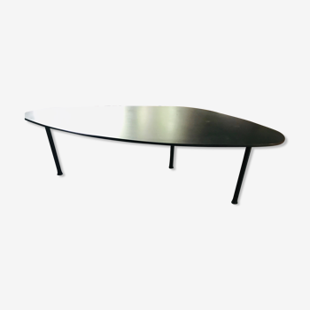 Caravan Atoll coffee table, 3-foot black iron