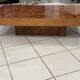 Vintage 1970s Elm Burl Coffee Table