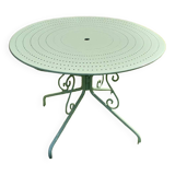 Table de jardin en fer forgé
