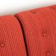 Space Age Modular Curved Sofa In Original Red Fabric, Tatra 1970s