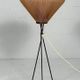 Georges Leon Rispal in style, Mid-century tripod floor lamp, France, 1970s.
