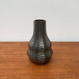 Vintage German brutalist ceramic gourd vase by Heinrich Fuchs for Luisenburg, 1970s.