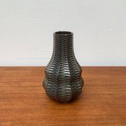 Vintage German brutalist ceramic gourd vase by Heinrich Fuchs for Luisenburg, 1970s.