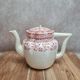 English teapot Wileman Foley Shelley RN148962 Dolly Varden red decoration