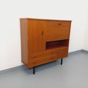 Meuble bibliothèque secrétaire de rangement vintage style scandinave
