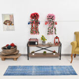 2x6 soft blue vintage runner rug, 53x198cm