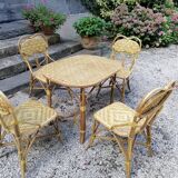 Rattan garden furniture 1960