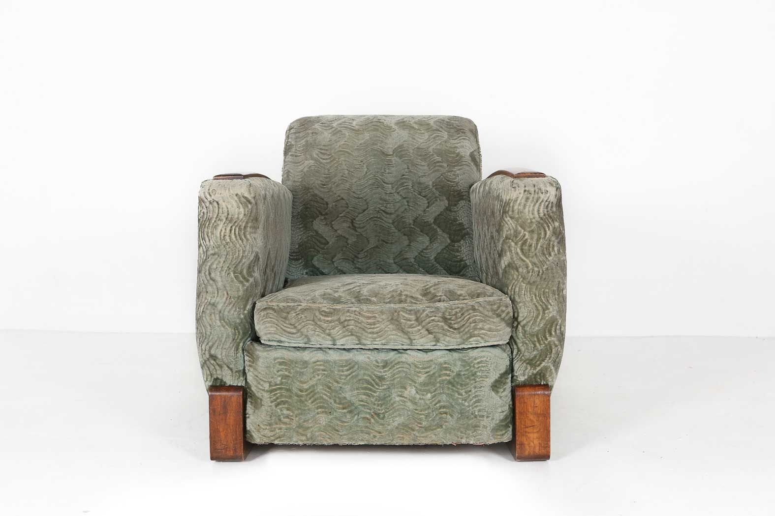 Fauteuil club Art déco vers 1930