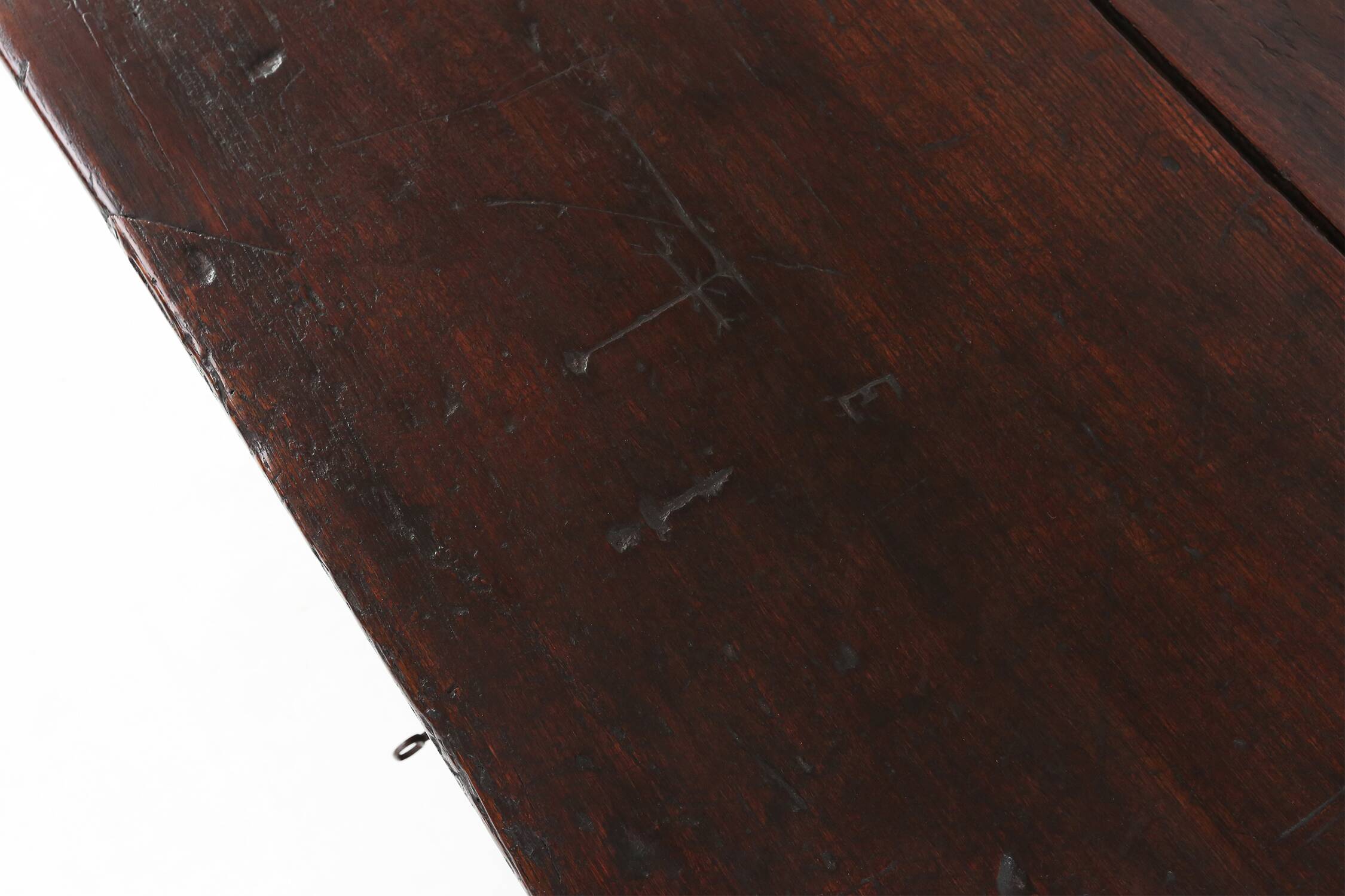 Buffet géométrique français unique du 16ème siècle en chêne