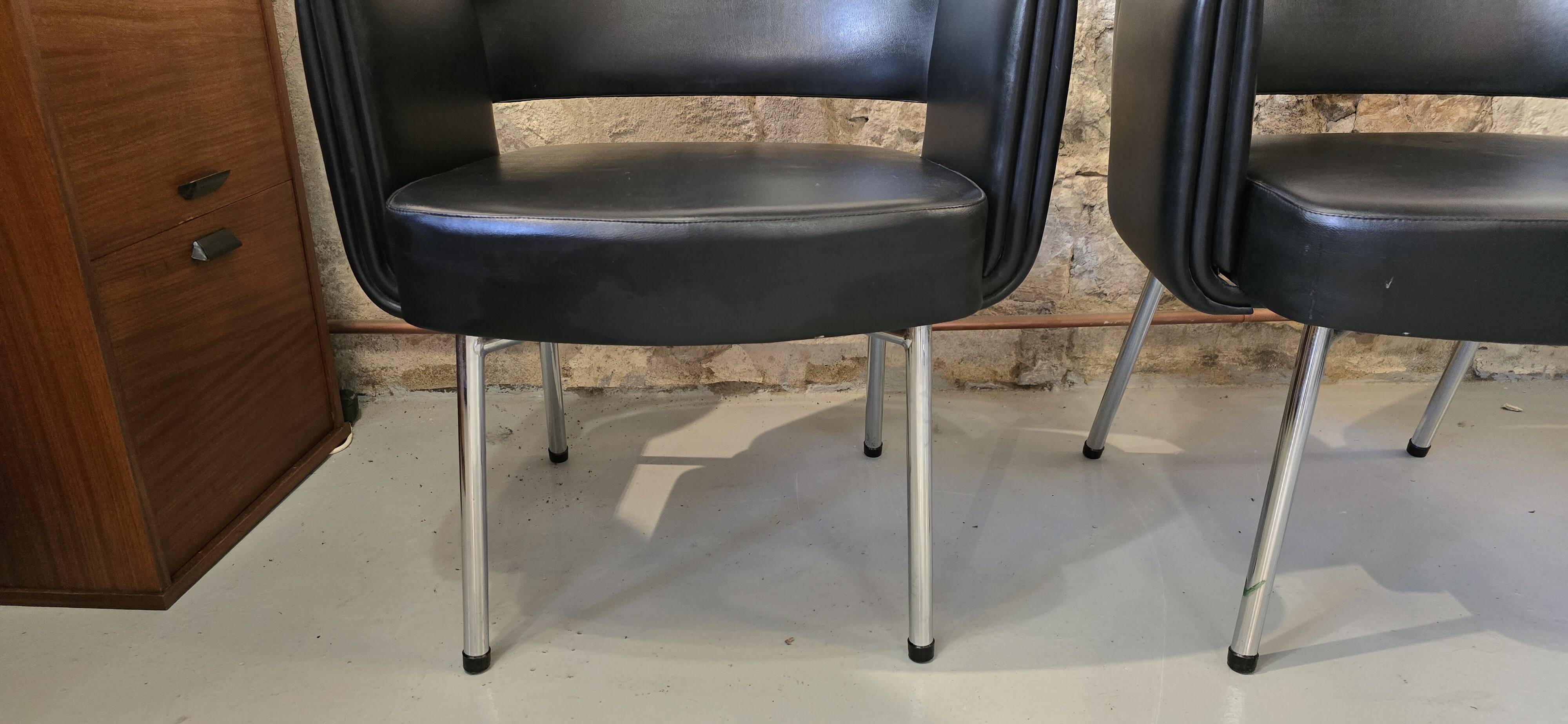 Set of 2 Deauville armchairs designed by Marc and Pierre Simon for AIRBORNE