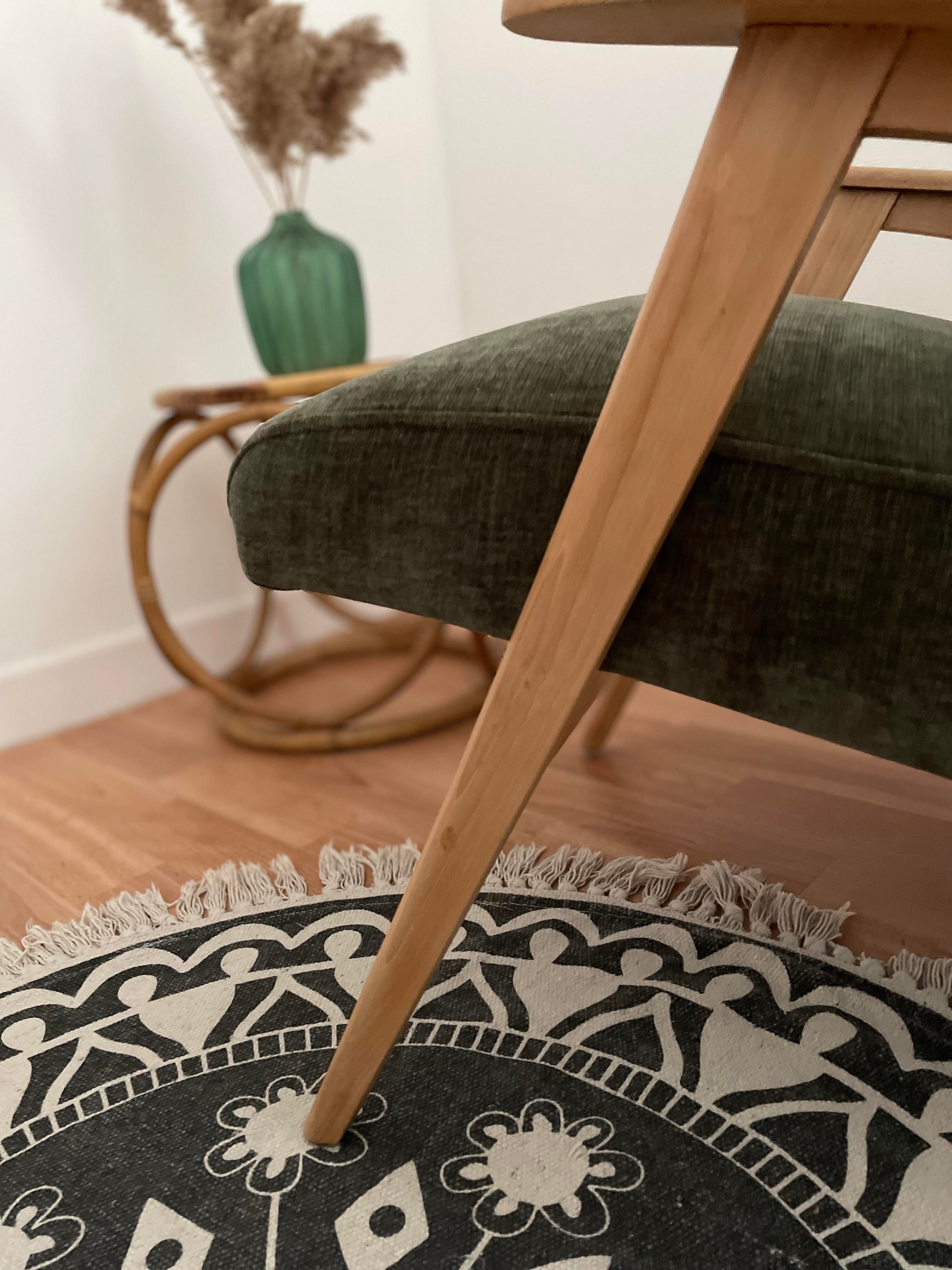 Retro armchair, Scandinavian spirit 50/60s, restored