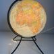 Vintage 1960 terrestrial globe glass world map Perrina - 24 cm