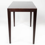 Side table in mahogany by Severin Hansen for Haslev Furniture, 1960s