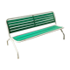 Bench wood and folding metal vintage year 60