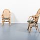Ensemble de 6 chaises d’intérieur / d’extérieur vintage 1970