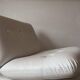 Vintage white armchair, France 1970