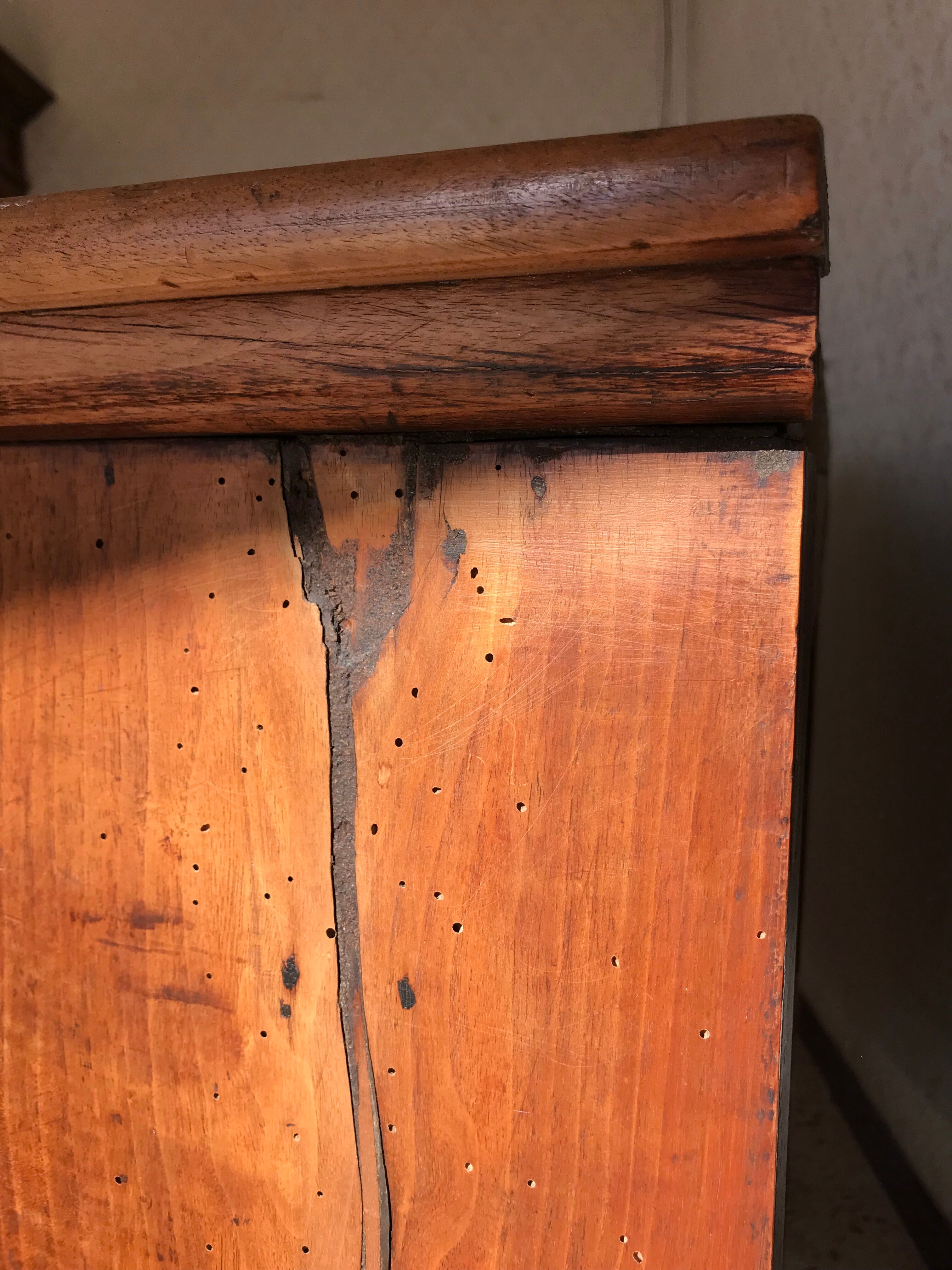 Old country chest of drawers nineteenth century