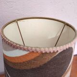 Vintage lamp, 70s lampshade