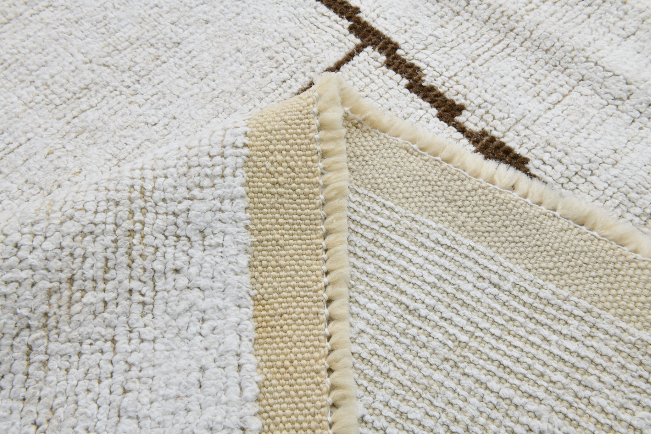 6x9 scandinavian beige hemp rug 192x275cm