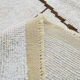 Tapis de chanvre beige scandinave 192x275Cm