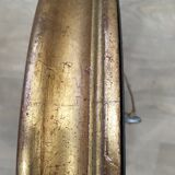 Old mirror gilded wooden frame.