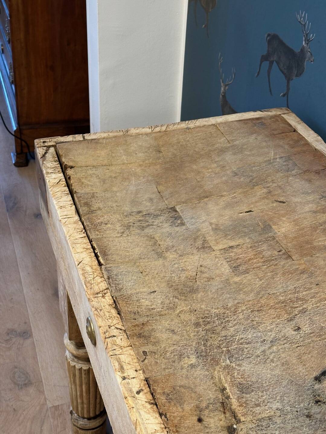 Antique Butcher Table