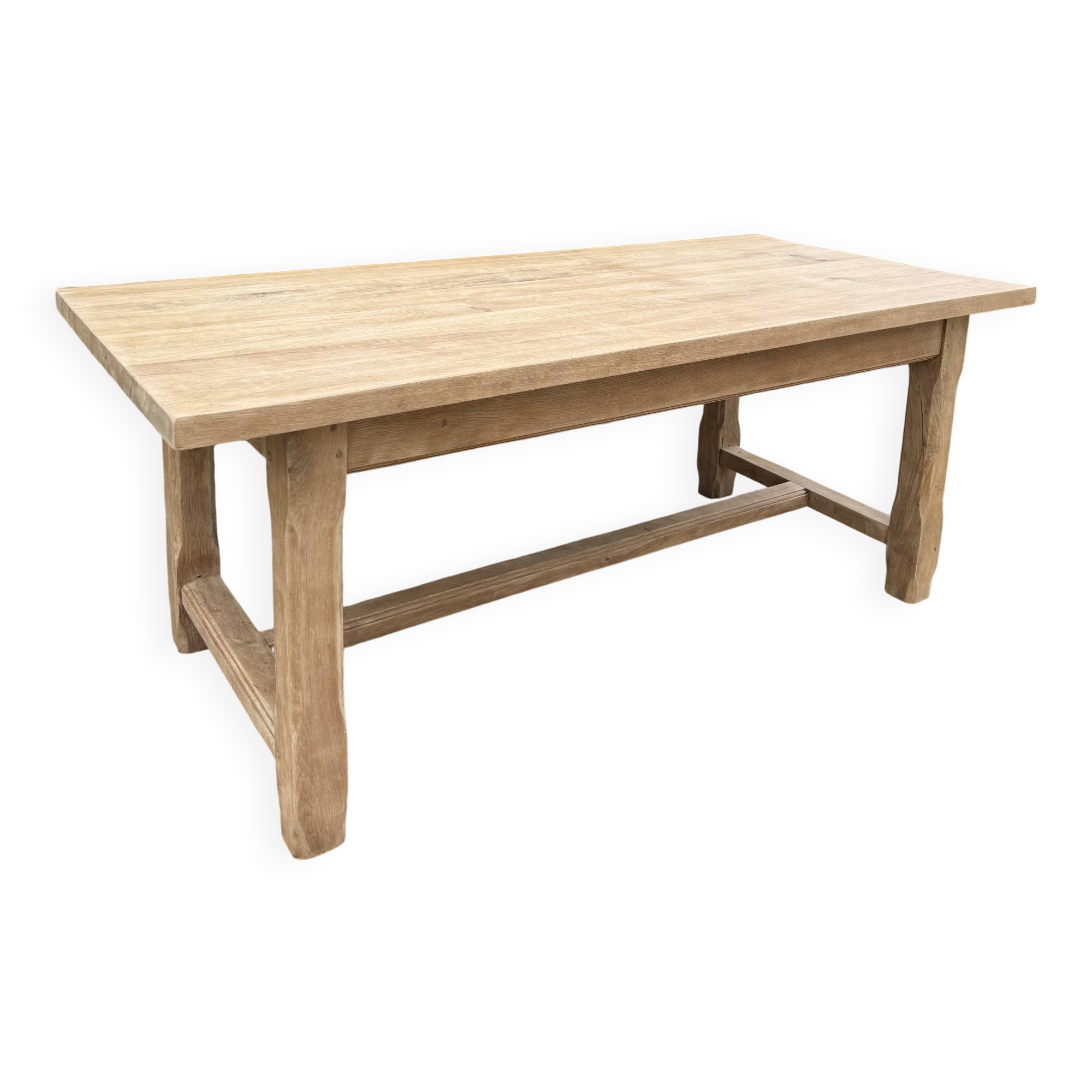Table de ferme chêne massif rénovée